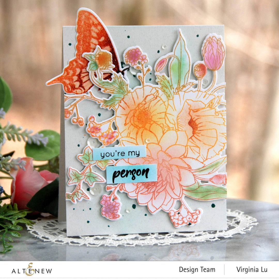 Photocentric Clear Stamps Dovetail Butterflies Stamp Set