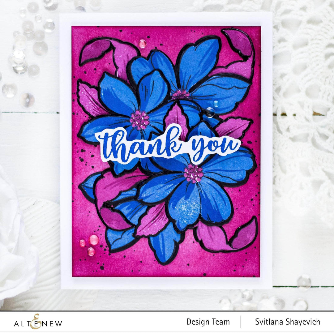 Photocentric Clear Stamps Fabulous Florets Stamp Set