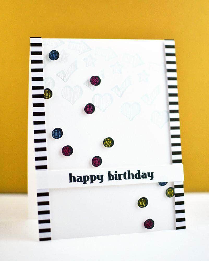 Photocentric Clear Stamps Faux Veneer Stamp Set