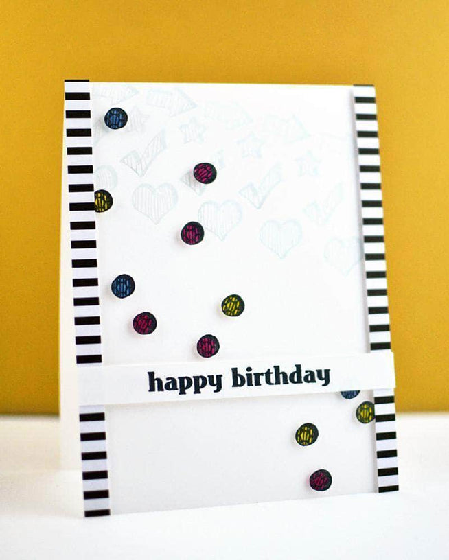 Photocentric Clear Stamps Faux Veneer Stamp Set