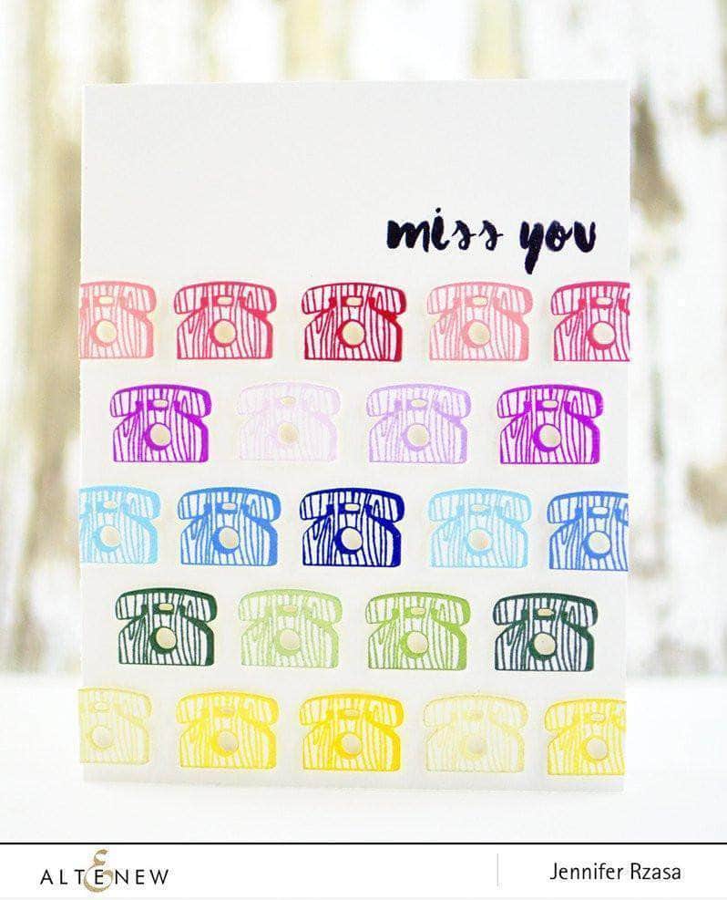 Photocentric Clear Stamps Faux Veneer Stamp Set