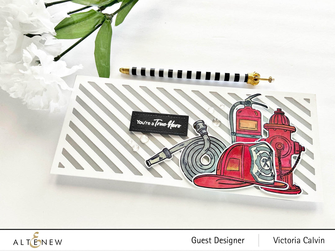 Photocentric Clear Stamps Firefighter Heroes Stamp Set