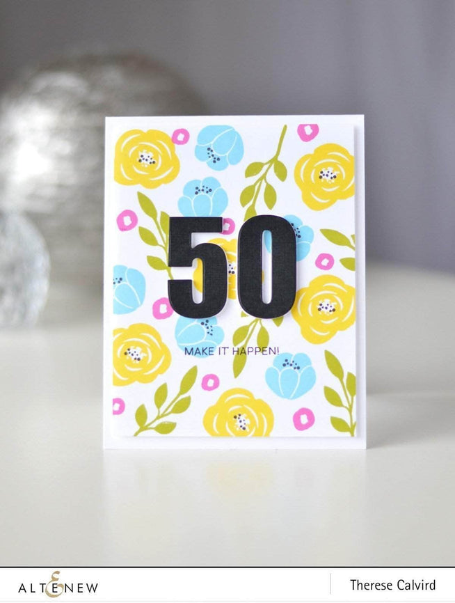 Photocentric Clear Stamps Floral Elements Stamp Set