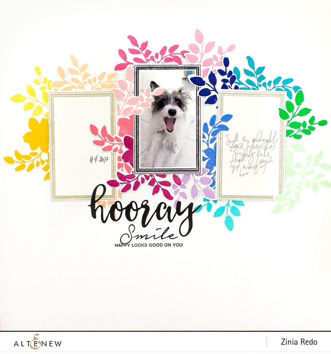 Photocentric Clear Stamps Floral Shadow Stamp Set