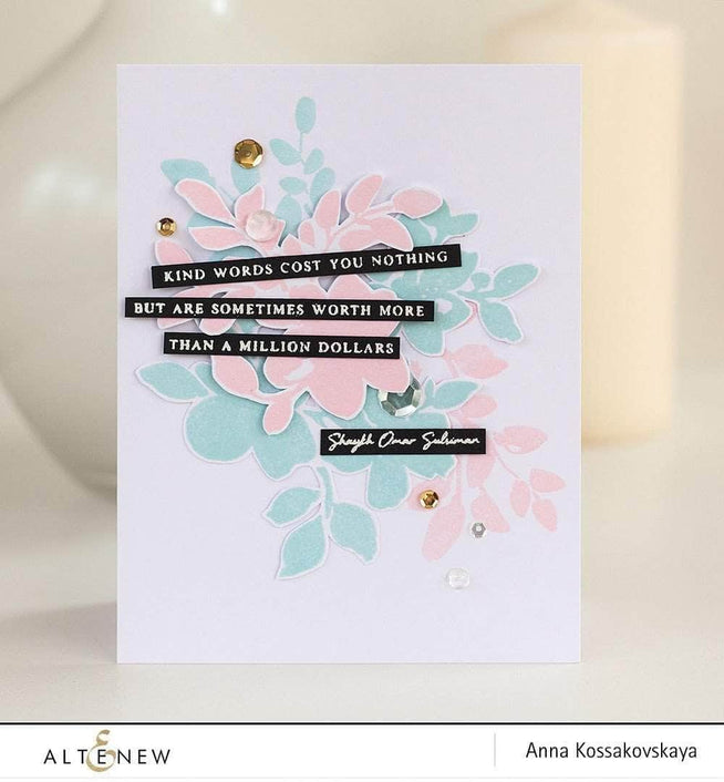 Photocentric Clear Stamps Floral Shadow Stamp Set