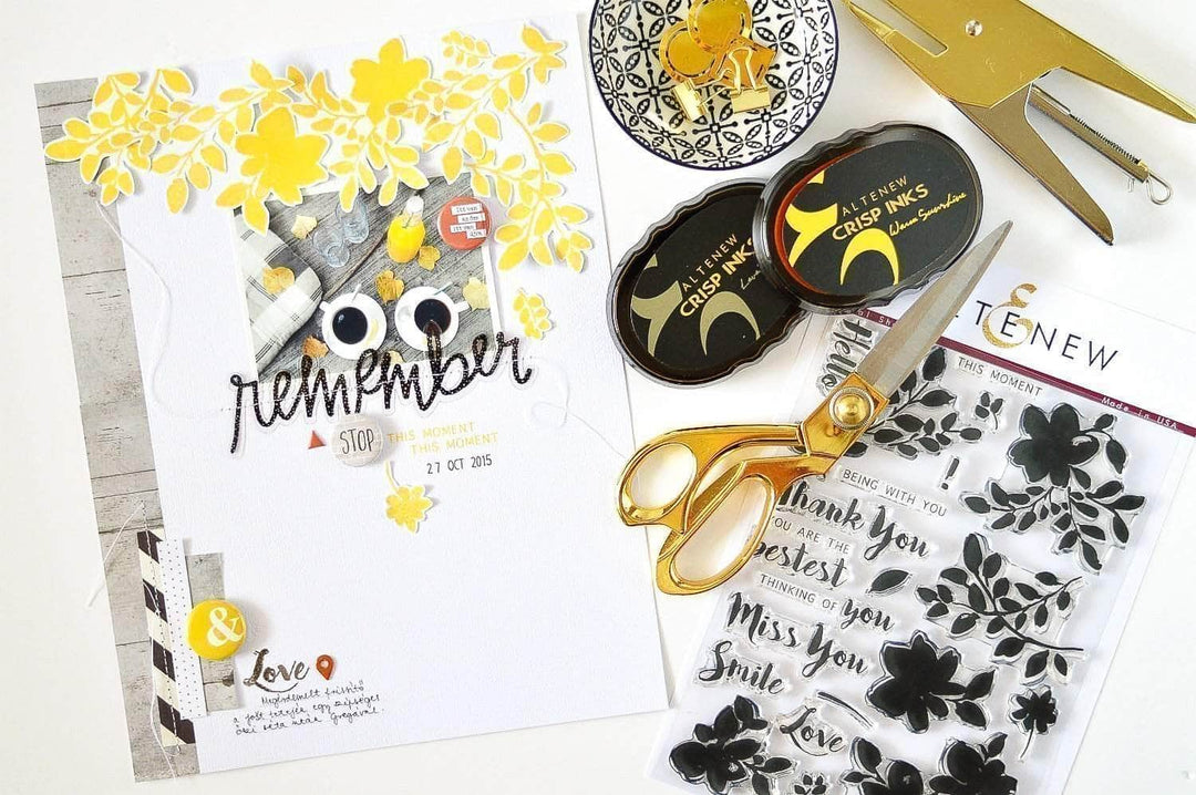 Photocentric Clear Stamps Floral Shadow Stamp Set
