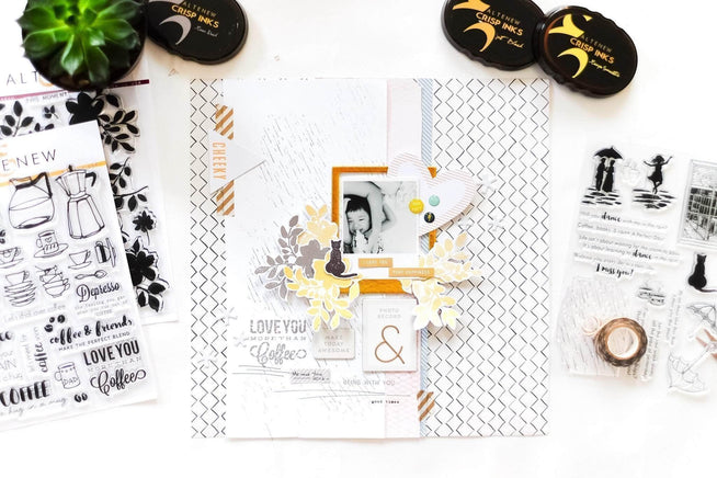 Photocentric Clear Stamps Floral Shadow Stamp Set
