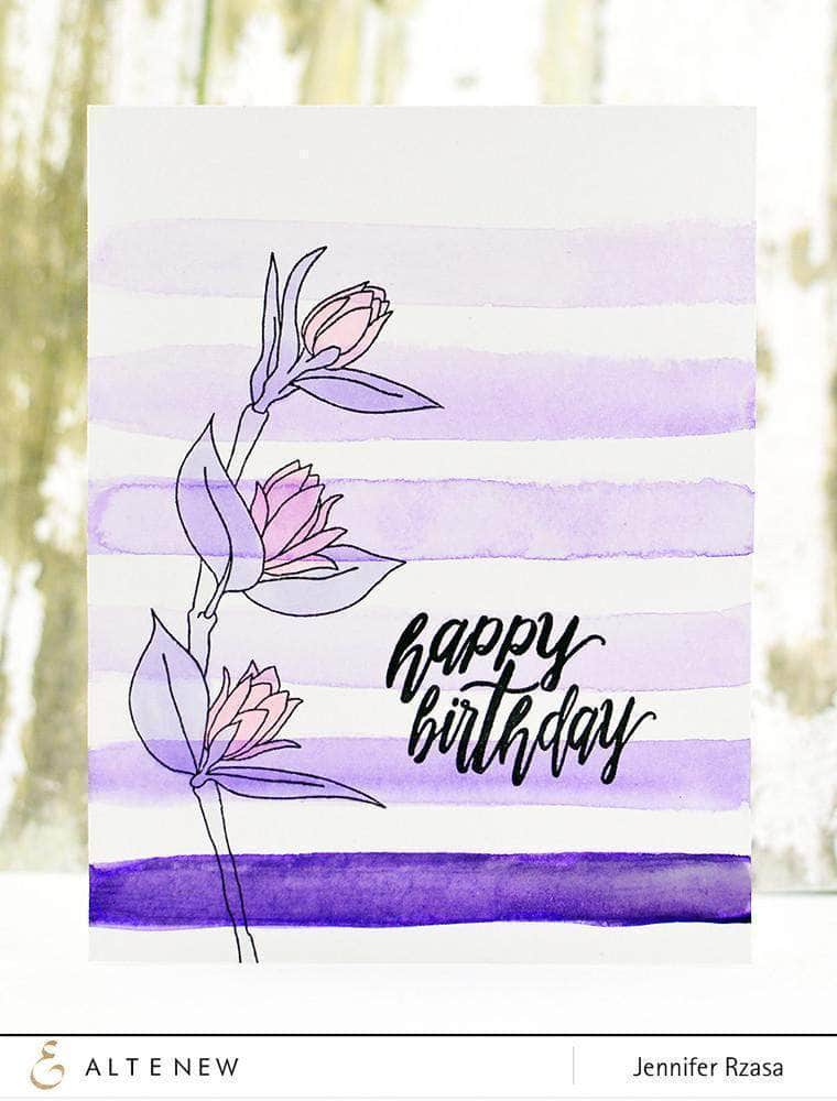 Photocentric Clear Stamps Floral Sprig Stamp Set