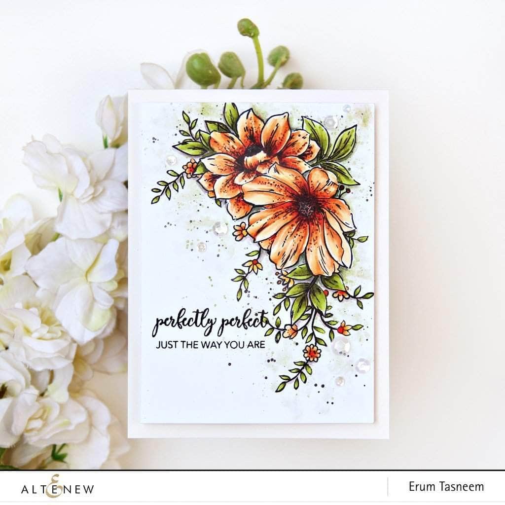 Photocentric Clear Stamps Flower Vine Stamp Set