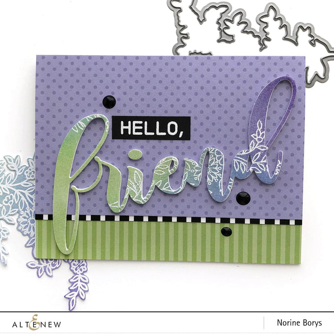 Photocentric Clear Stamps Flower Vine Stamp Set