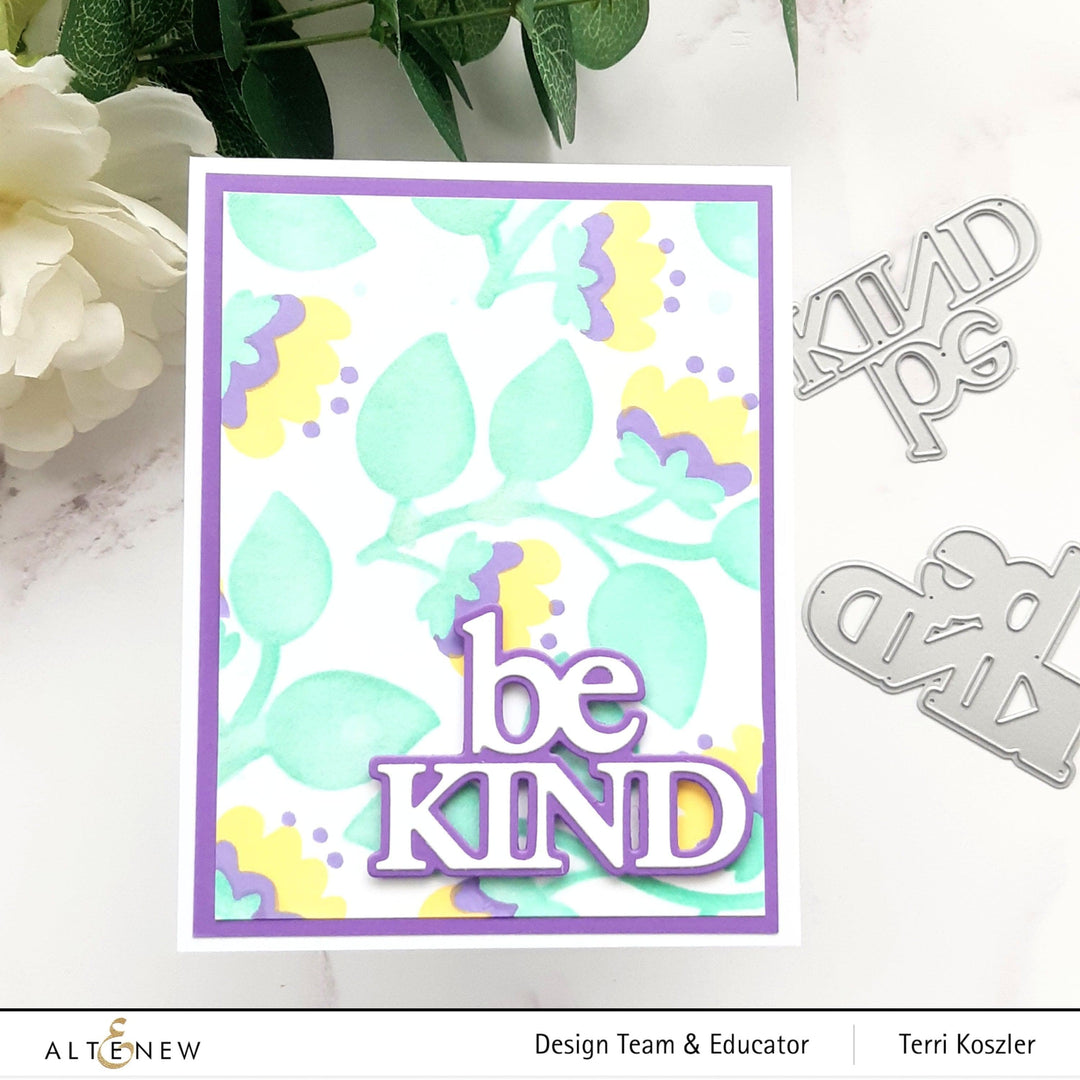 Photocentric Clear Stamps Folk Flowers Details Stamp Set