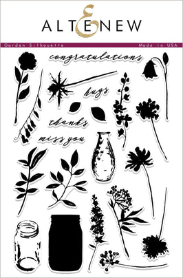 Photocentric Clear Stamps Garden Silhouette Stamp Set