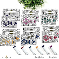 Photocentric Clear Stamps Geometric Botany Stamp Set