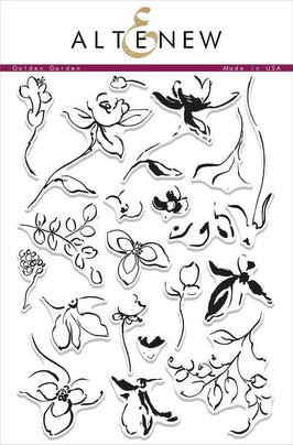 Photocentric Clear Stamps Golden Garden Stamp Set