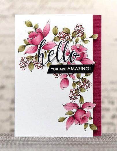 Photocentric Clear Stamps Golden Garden Stamp Set