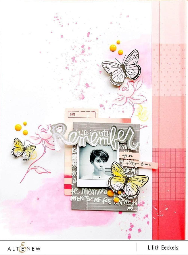 Photocentric Clear Stamps Golden Garden Stamp Set