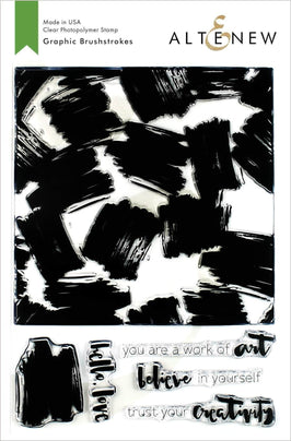 Photocentric Clear Stamps Graphic Brushstrokes Stamp Set