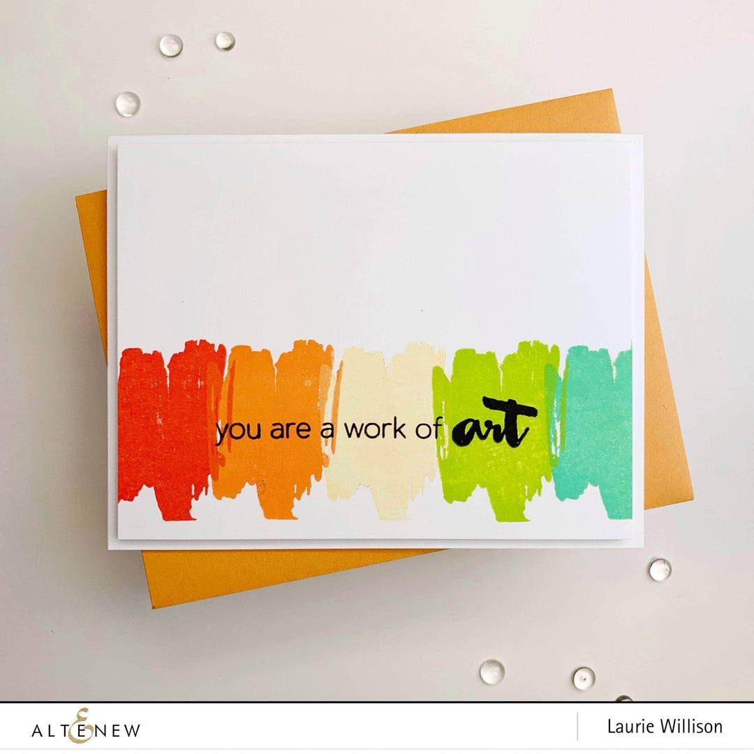 Graphic Brushstrokes Stamp Set