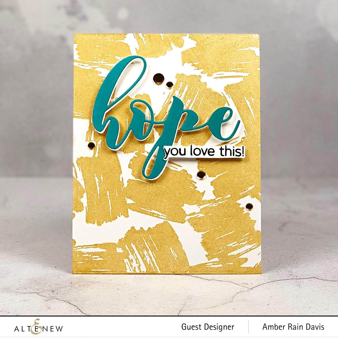 Graphic Brushstrokes Stamp Set
