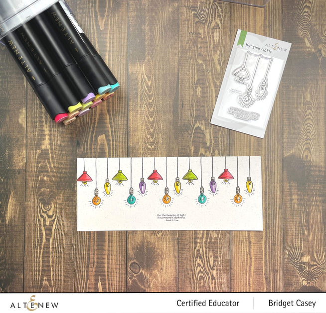 Photocentric Clear Stamps Hanging Lights Stamp Set