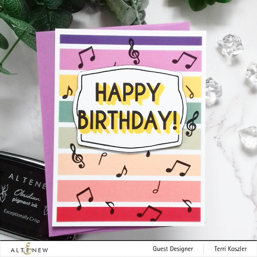 Photocentric Clear Stamps Happy Birthday to You Stamp Set