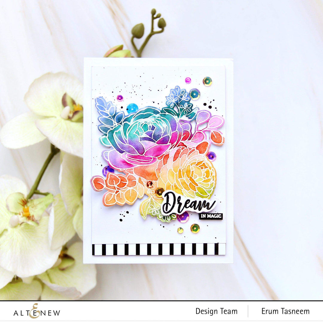 Photocentric Clear Stamps Happy Petals Stamp Set