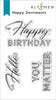Photocentric Clear Stamps Happy Sentiments Stamp Set