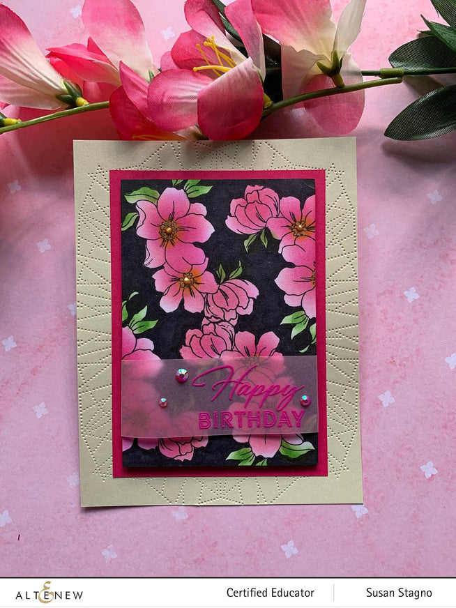 Photocentric Clear Stamps Happy Sentiments Stamp Set