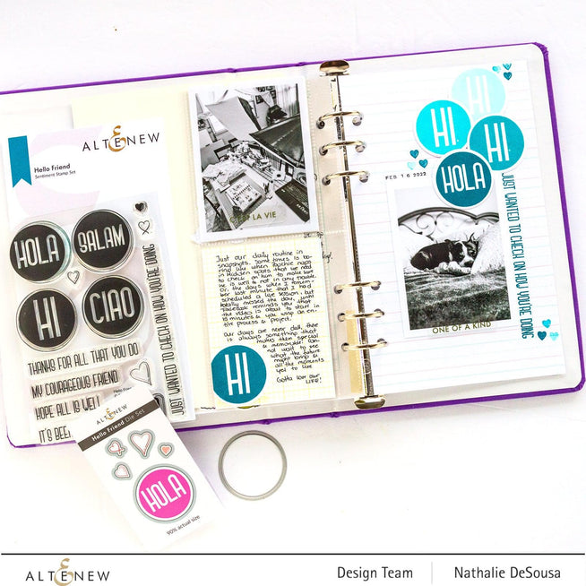 Photocentric Clear Stamps Hello Friend Stamp Set