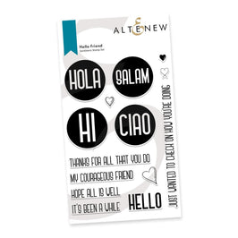 Photocentric Clear Stamps Hello Friend Stamp Set