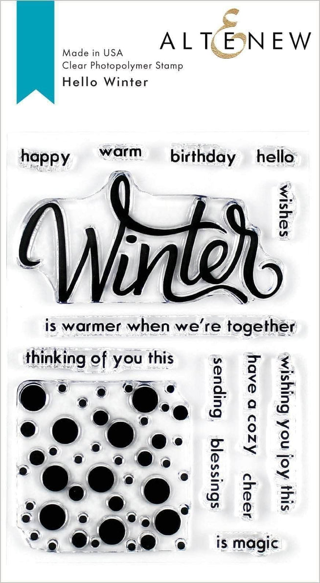 Photocentric Clear Stamps Hello Winter Stamp Set