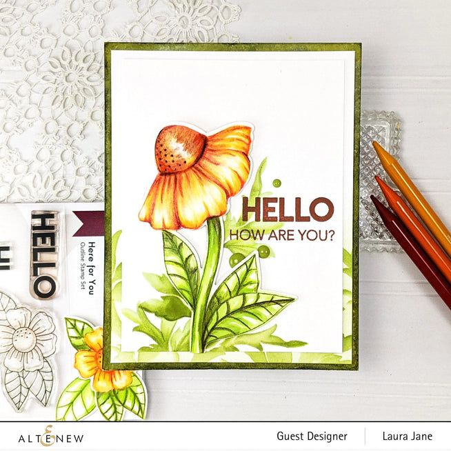 Photocentric Clear Stamps Here for You Stamp Set