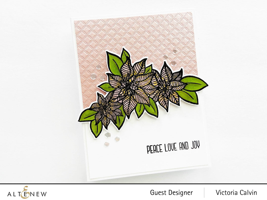 Photocentric Clear Stamps Holiday Flower Stamp Set