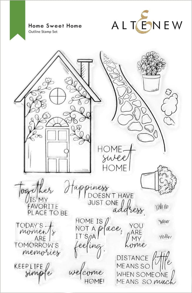 Photocentric Clear Stamps Home Sweet Home Stamp Set