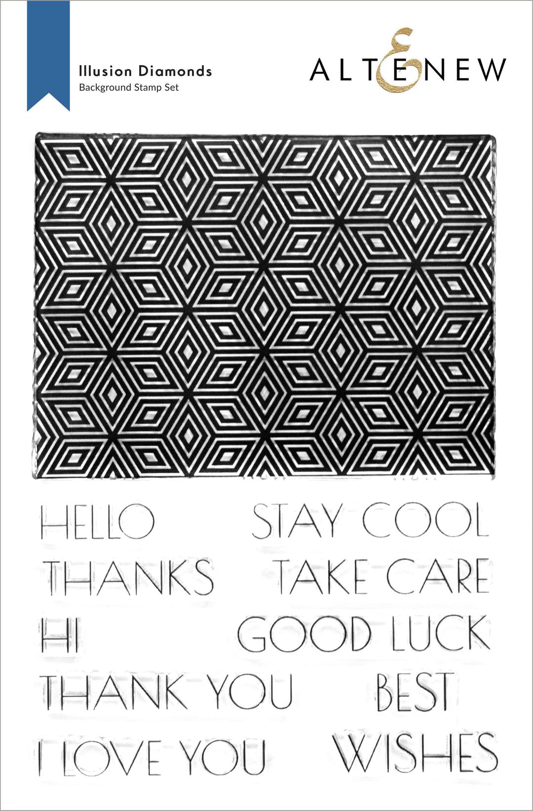 Photocentric Clear Stamps Illusion Diamonds Stamp Set