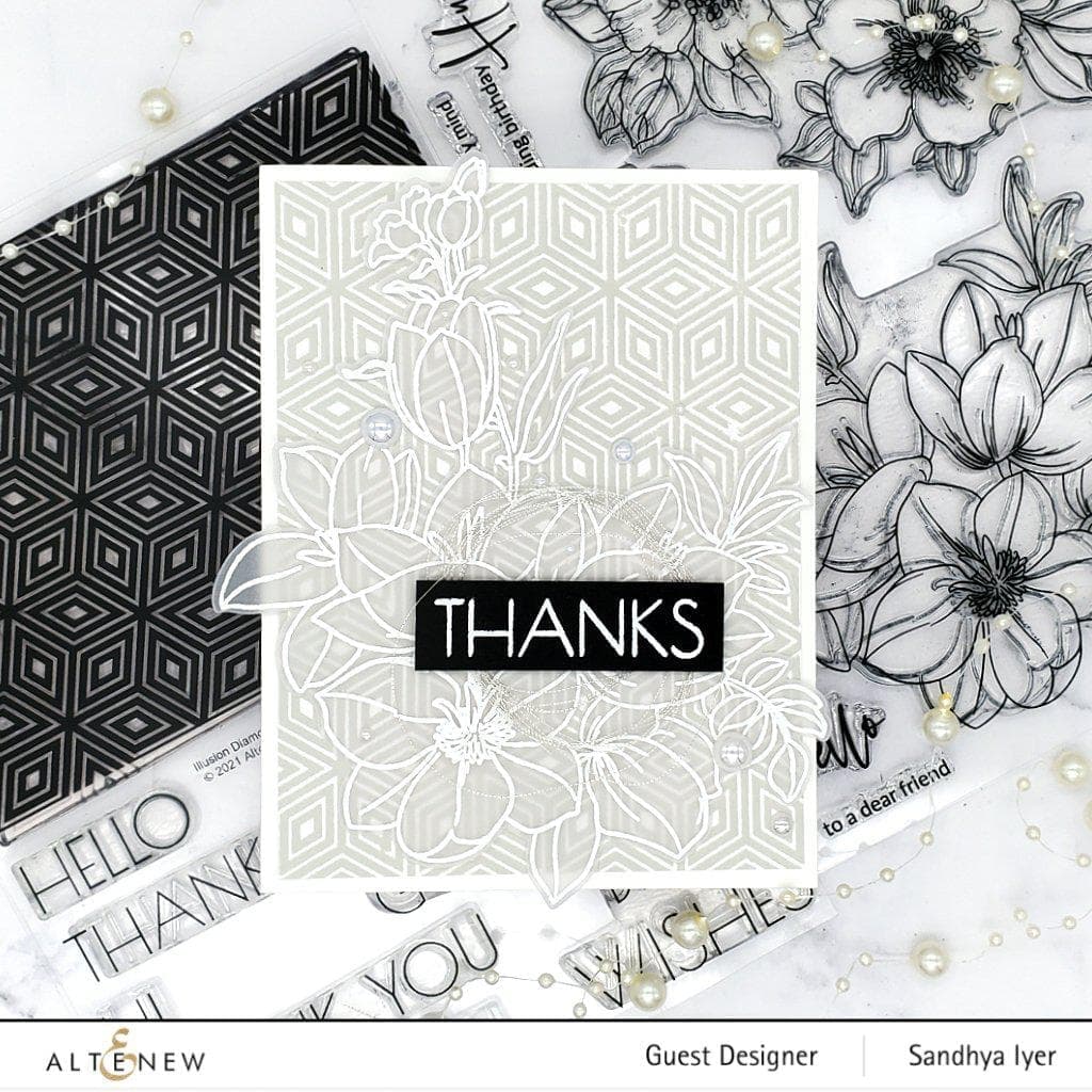 Photocentric Clear Stamps Illusion Diamonds Stamp Set