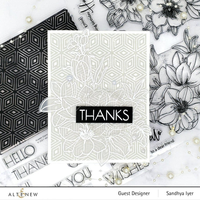 Photocentric Clear Stamps Illusion Diamonds Stamp Set