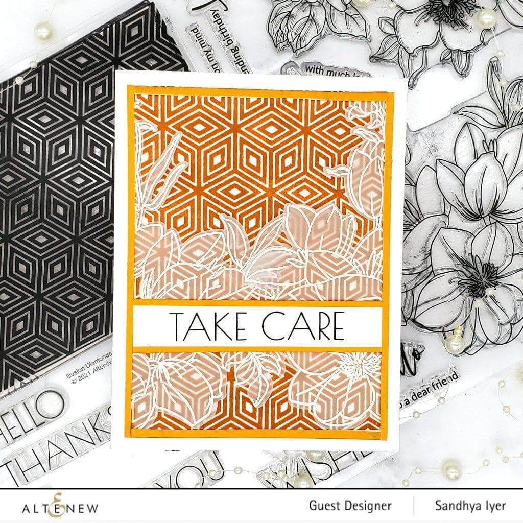 Photocentric Clear Stamps Illusion Diamonds Stamp Set