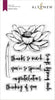 Photocentric Clear Stamps Inked Lotus Stamp Set
