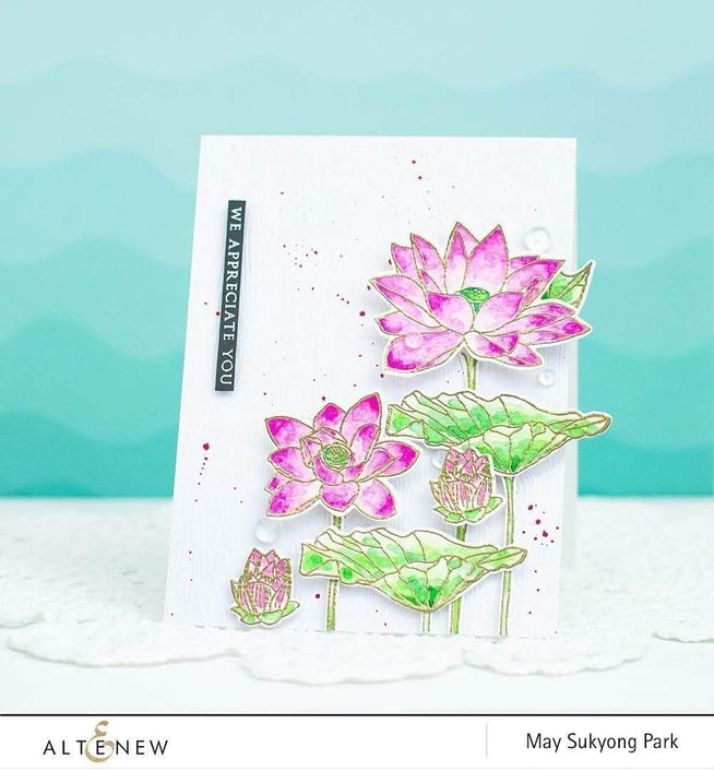 Photocentric Clear Stamps Lotus Stamp Set