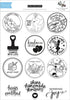 Clear Choice Stamps, Inc. Clear Stamps Mail Delivery Stamp Set by The Stamping Village