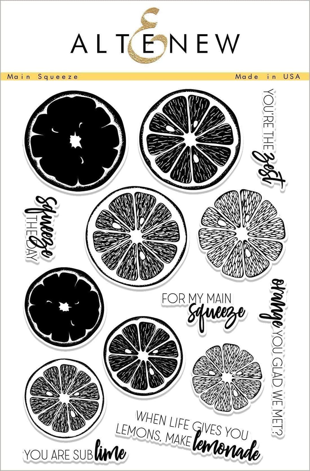 Photocentric Clear Stamps Main Squeeze Stamp Set
