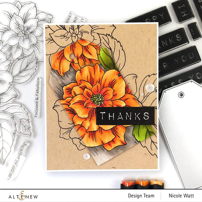 Photocentric Clear Stamps Mega Label Love Stamp Set