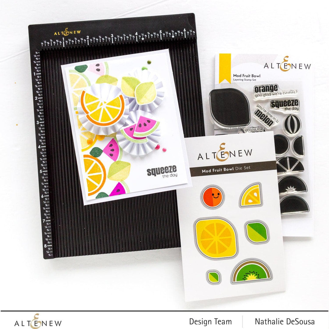 PMA Industries, Inc. Clear Stamps Mod Fruit Bowl Stamp Set