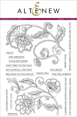 Photocentric Clear Stamps Needlework Motif Stamp Set