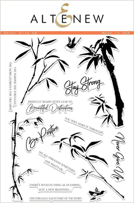 Never Give Up Stamp Set