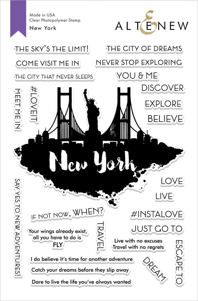 Photocentric Clear Stamps New York Stamp Set