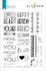 Photocentric Clear Stamps Note For You Stamp Set