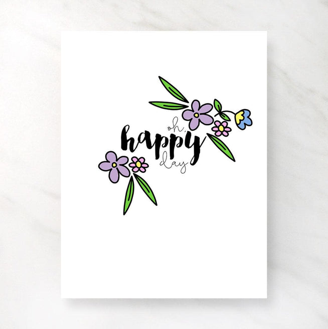 Photocentric Clear Stamps Oh, Happy Day Stamp Set