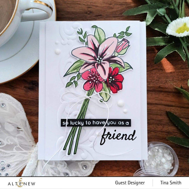 Photocentric Clear Stamps Our Friendship Blooms Stamp Set